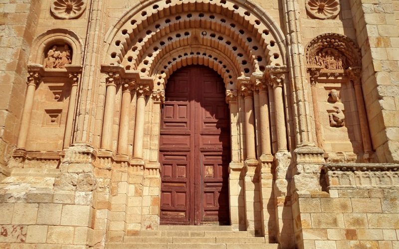 Architecture Cathedral Portal Church Zamora Door